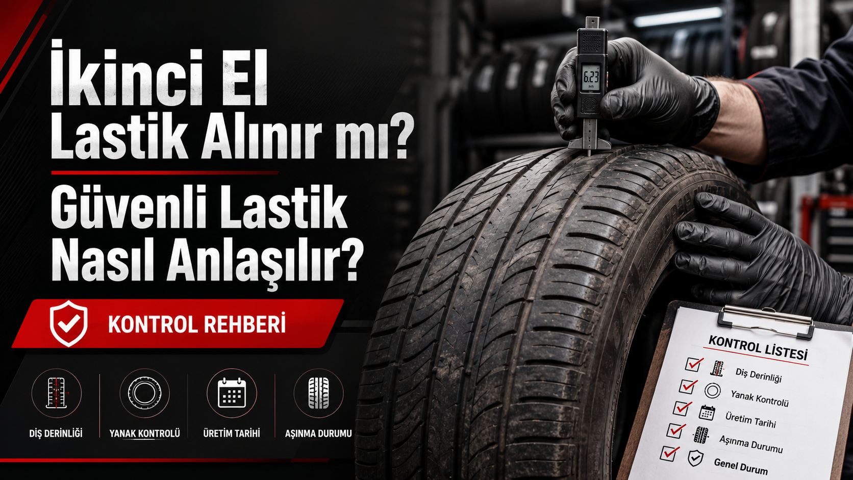 İkinci El Lastik Alınır mı? Güvenli Lastik Nasıl Anlaşılır?