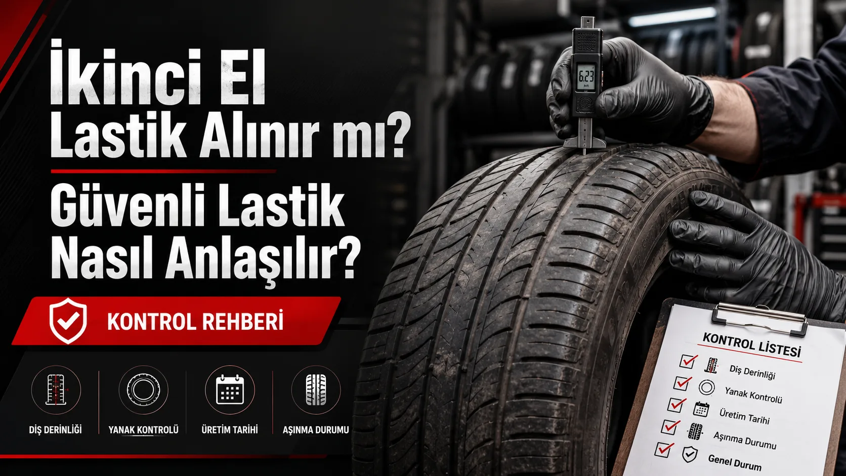 İkinci El Lastik Alınır mı? Güvenli Lastik Nasıl Anlaşılır?