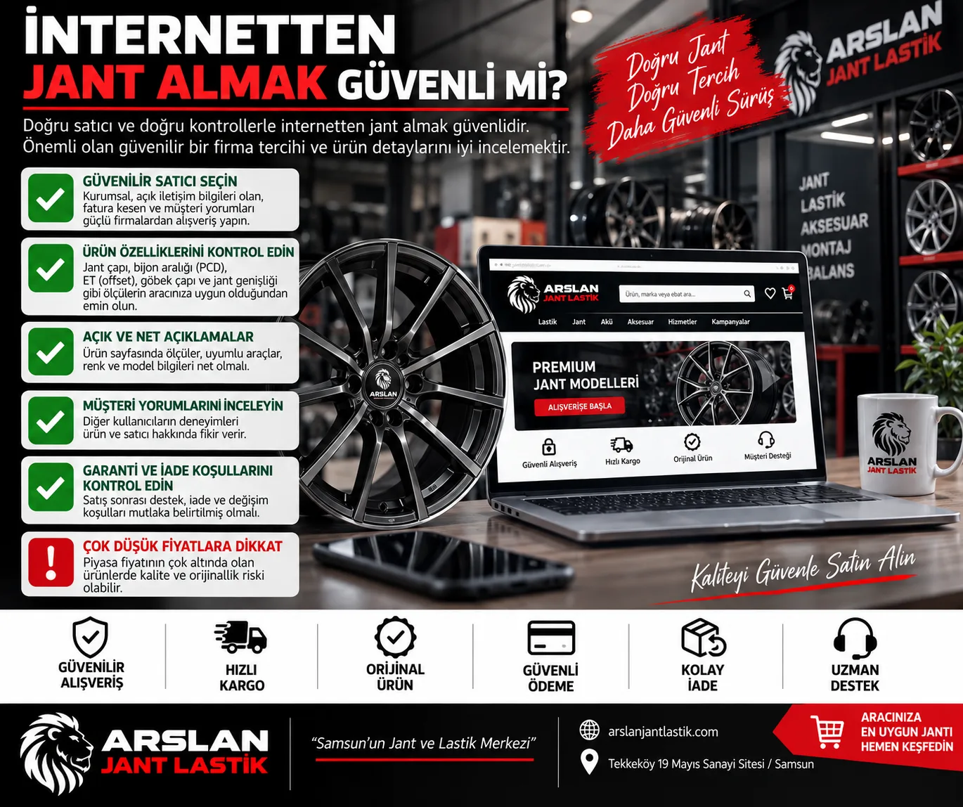 İnternetten Jant Almak Güvenli mi? Nelere Dikkat Edilmeli?