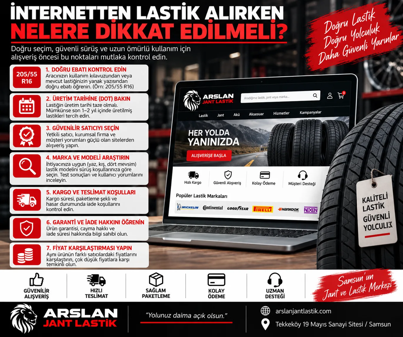 İnternetten Lastik Alırken Nelere Dikkat Edilmeli?
