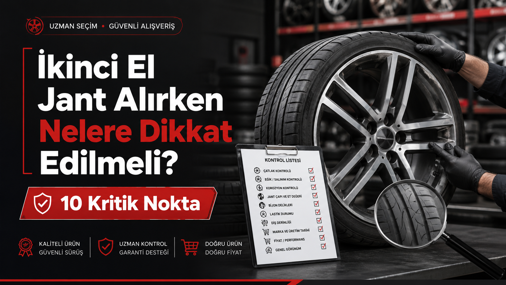 İkinci El Jant Alırken Nelere Dikkat Edilmeli? 10 Kritik Nokta