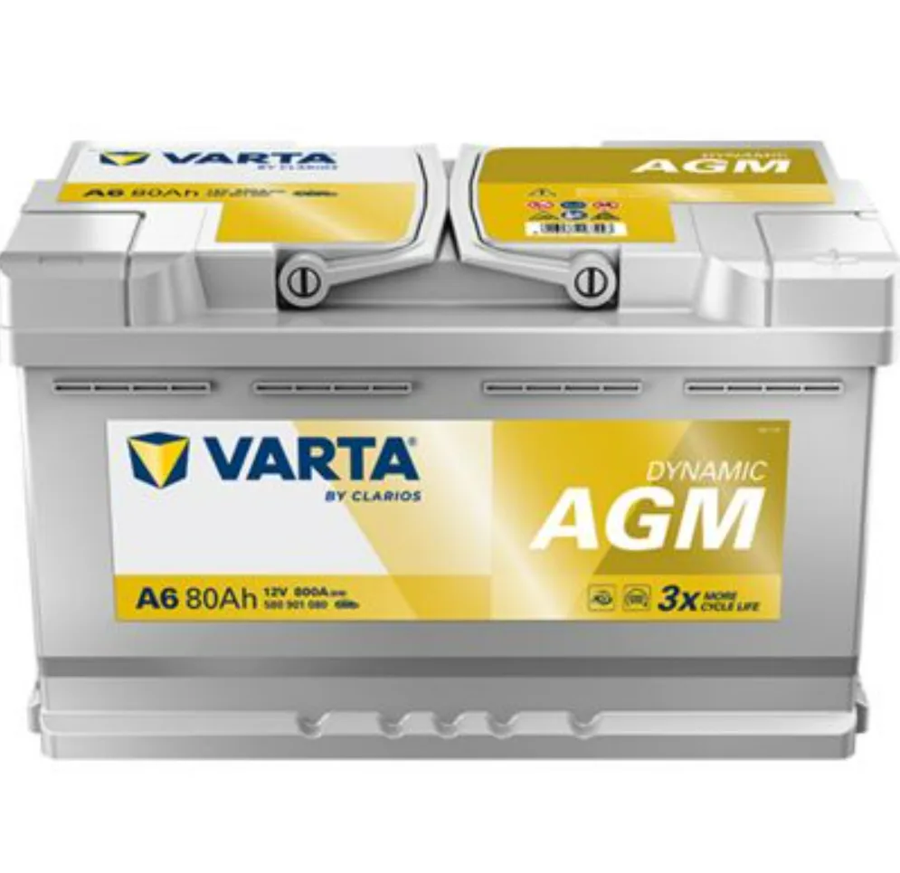 VARTA A6 SİLVER AGM 12V-80AH
