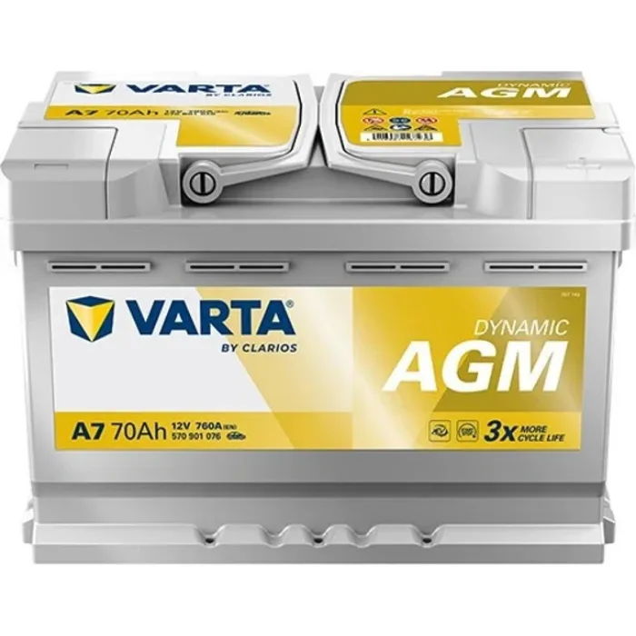 VARTA A7 AGM-L3 12V-70AH
