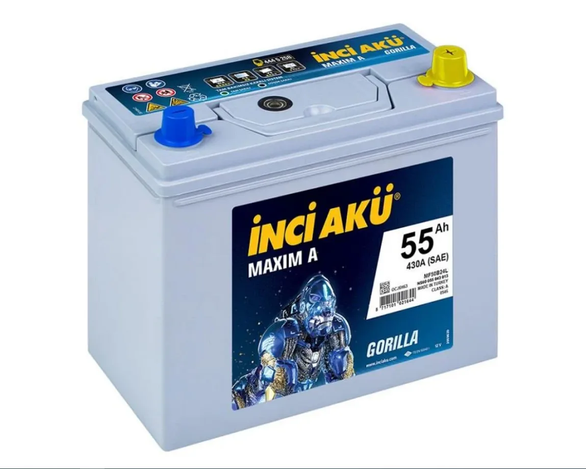 İNCİ MAXİM A 12V-55AH DİK