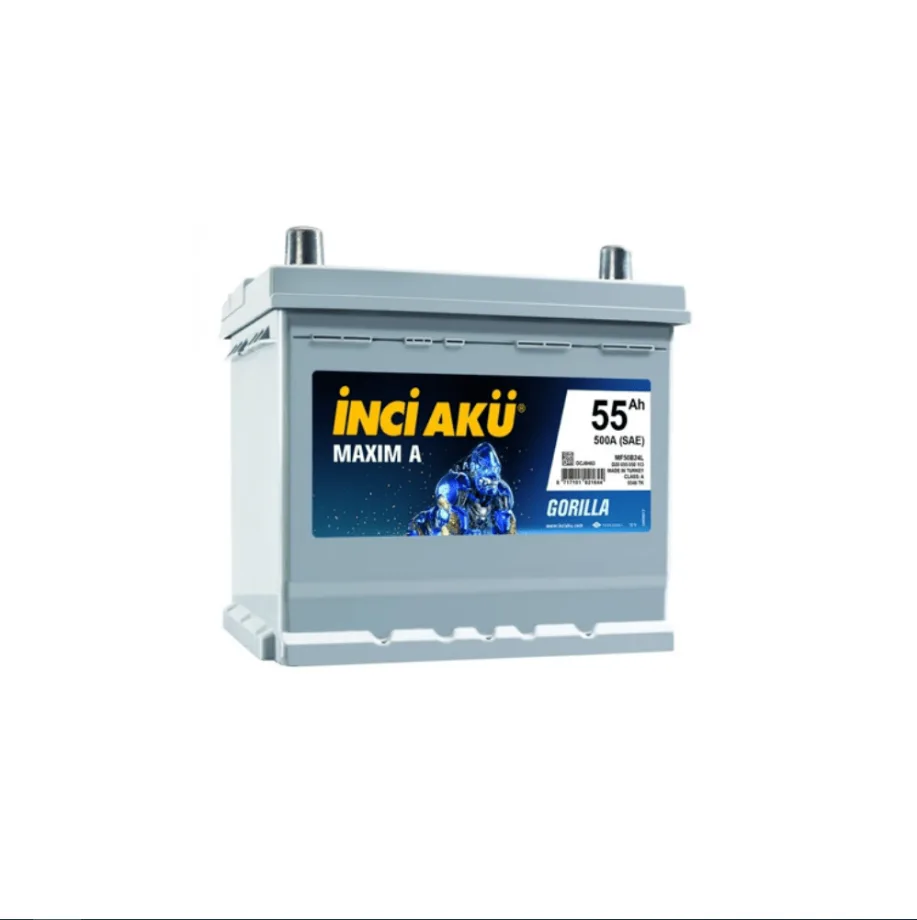 İNCİ MAXİM A 12V-55AH KARE