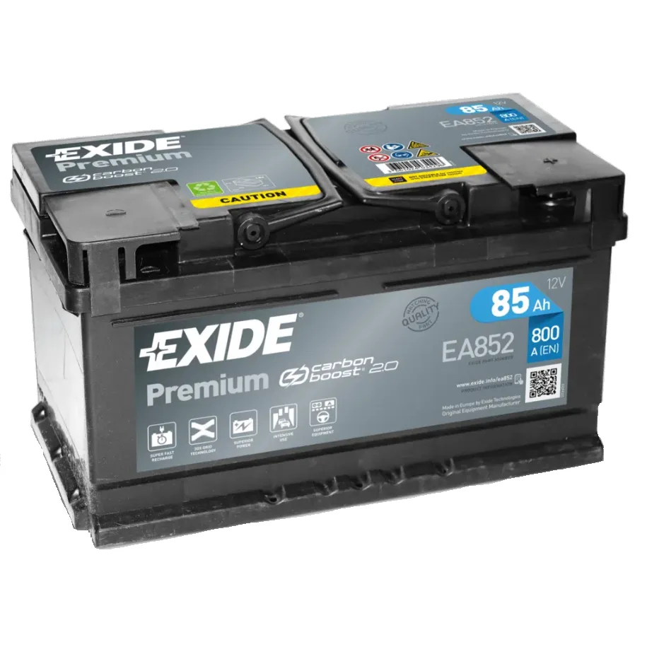 EXIDE PREMIUM EA852 12V-85AH