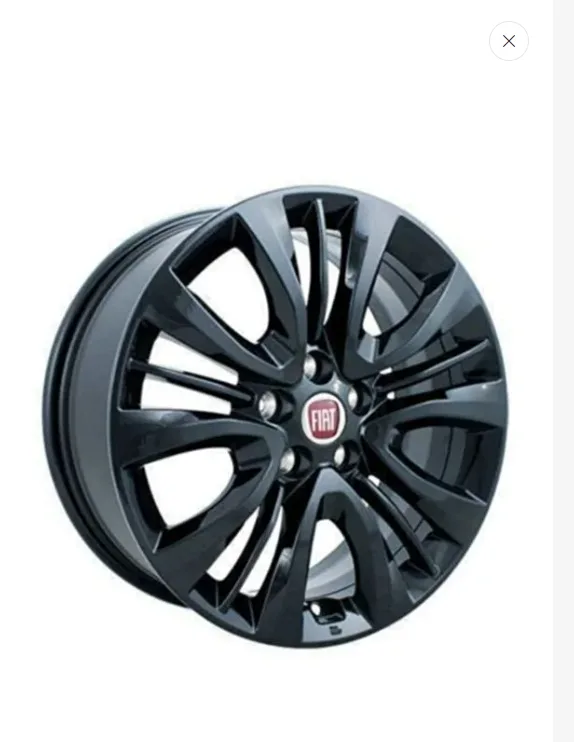 5 98 16 6.0 ET39 CH58.1 BLACK FİAT EGEA ORJINAL JANT TAKIMI (Bjon+Kapak)