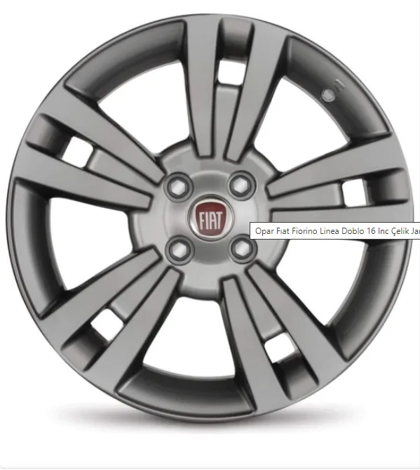 4 98 16 6.0 ET39 CH58.1 GUN METAL OPAR JANT TAKIMI (Bjon+Kapak)