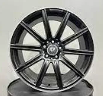 5 112 19 8.5 ET45 CH66.56 BK5352 BLACK LIP POLISHED