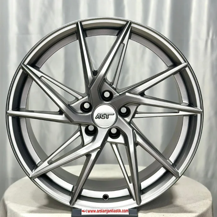 5 105 18 8.0 ET35 CH56.6 HYPER BLACK AGT WHEELS JANT
