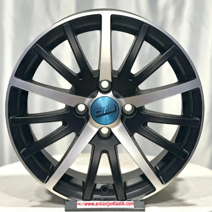 4 108 15 6.5 ET25 CH65.1 CMS MATT BLACK JANT TAKIMI