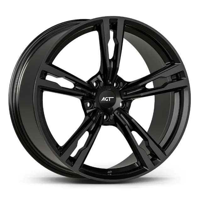 5 112 19 8.5 ET33 CH66.6 GLOSS BLACK