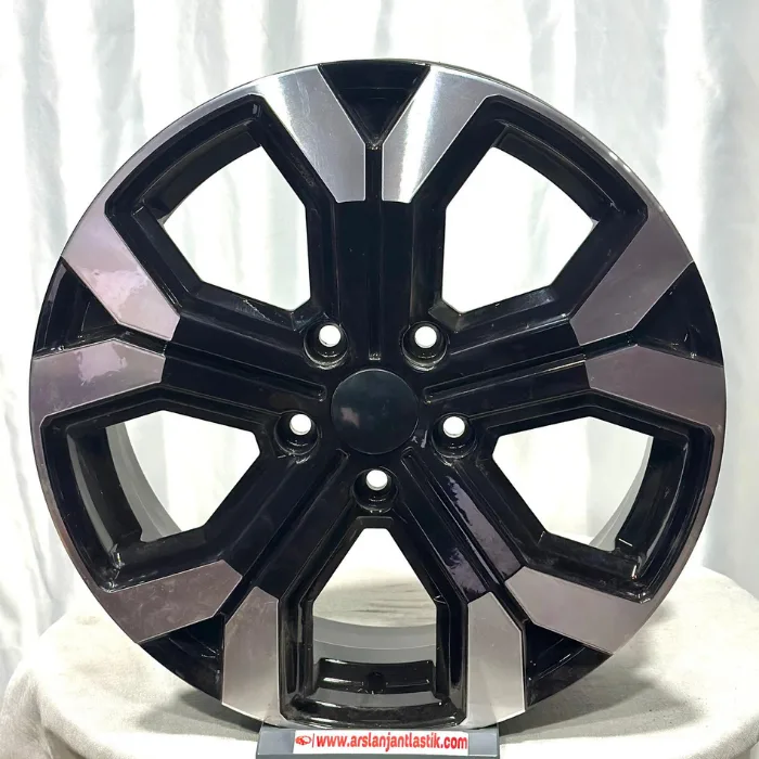 5 114.3 17 6.5 ET40 CH66.6 17260 BLACK LİP DAMOND DACİA DUSTER JANT