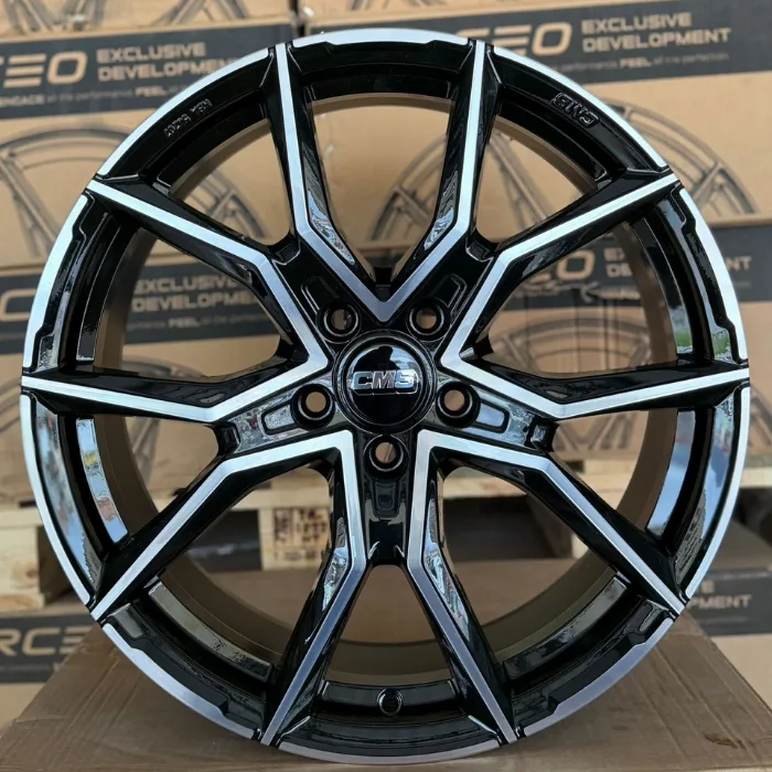 5 112 19 8.0 ET50 CH57.1 CMS C33 BLACK DİAMOND JANT TAKIMI