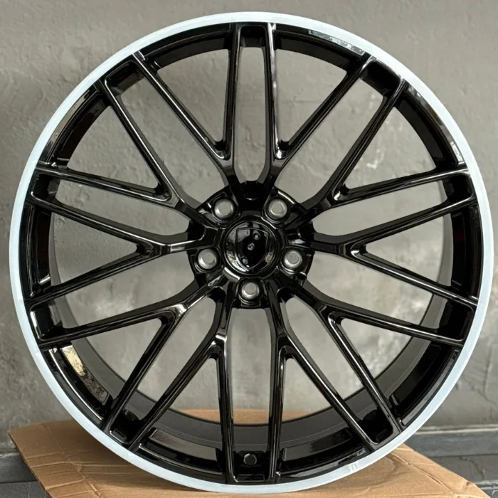 5 112 21 9.5-11.0 ET26-19 CH66.45 ÖN ARKA GLOSS BLACK EMR-1288 PORSCHE MACAN JANT MODELİ (4Ad)