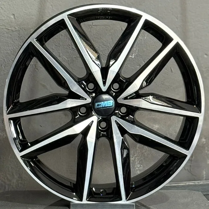 5 112 19 7.5 ET50 CH57.1 CMS C28 BLACK DİAMOND JANT TAKIMI