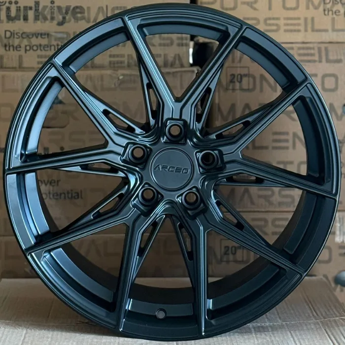 5 112 18 8.0 ET35 CH73.1 MATT BLACK ARCEO MARSEİLLE JANT