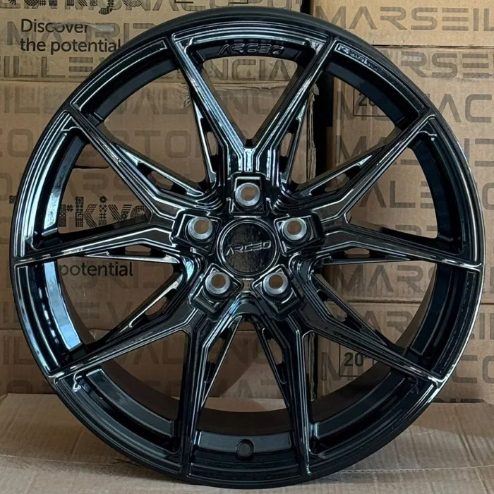5 114,3 19 8.5-9.5 ET35-40 CH73.1 ÖN ARKA GLOSS BLACK ARCEO MARSEİLLE