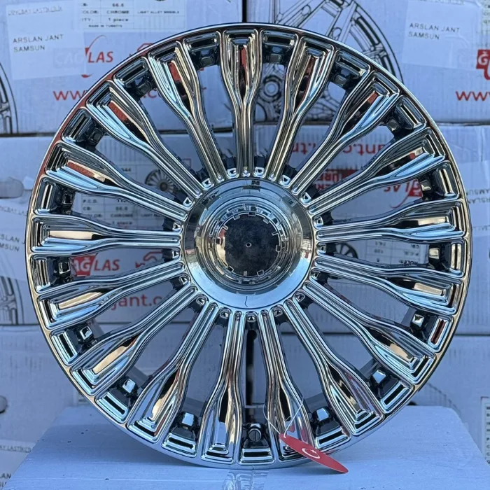 5 112 18 8.0-9.0 ET43-49 ÖN ARKA CHROME MAYBACH JANT TAKIMI