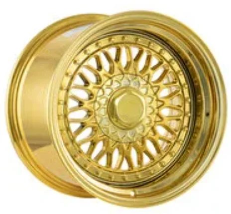 4 100 16 9.0 GOLD CHROME BBS RS2 JANT MODELİ (ARKA)(1Ad)