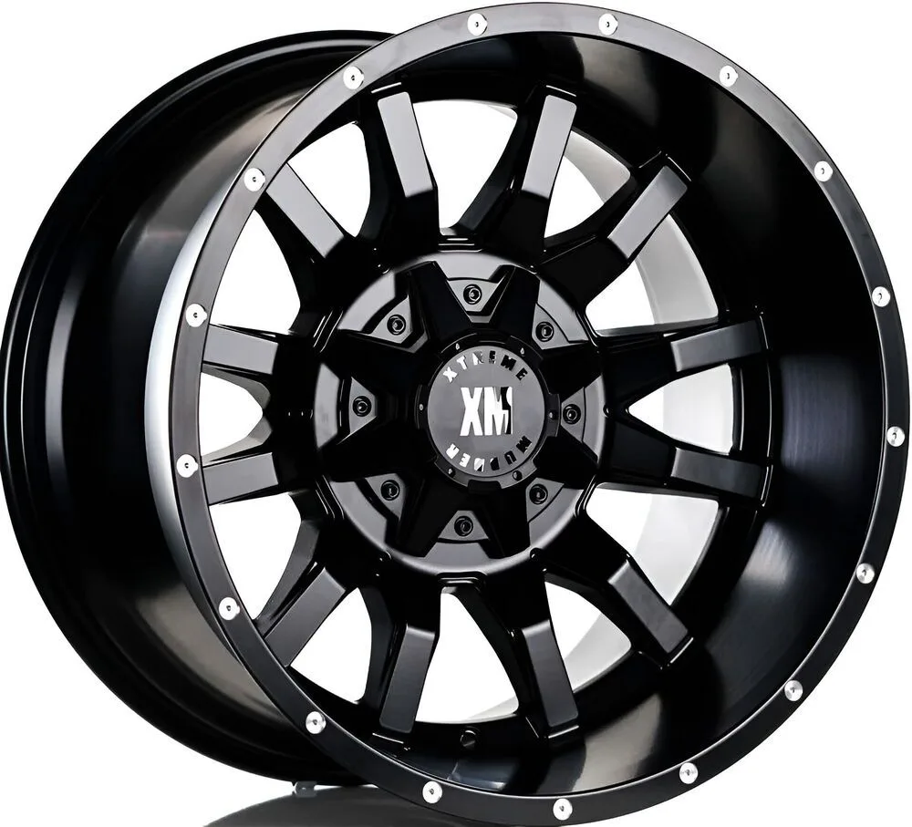 6 139,7 20 12.0 ET44 CH110 MATT BLACK MİLLİNG RİVETS EMR-1427-01 OFF ROAD JANT MODELİ (1Ad)