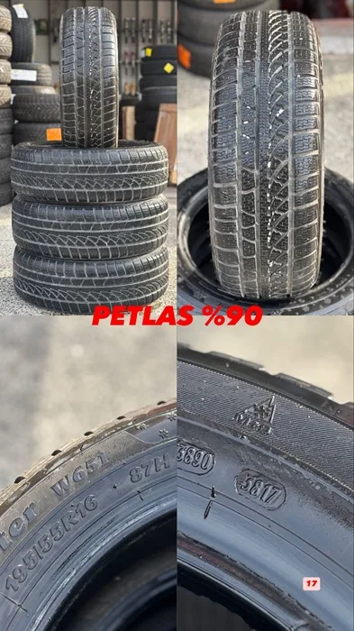 195/55R16 87H PETLAS (K17) 4 ADET