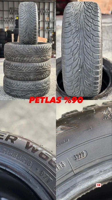 215/55R16 97T PETLAS (K22) 4 ADET