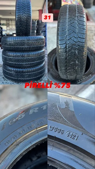 215/65R17 99H PIRELLI (K21) 4 ADET