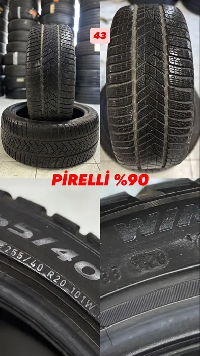 255/40R20 101W PIRELLİ (K20) 2 ADET