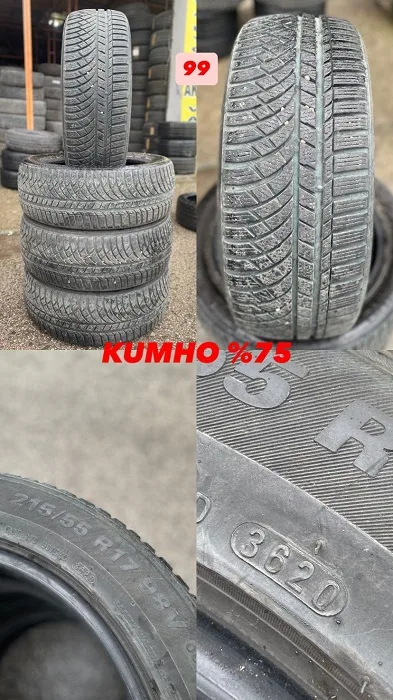 215/55R17 98V KUMHO (K20) 4 ADET