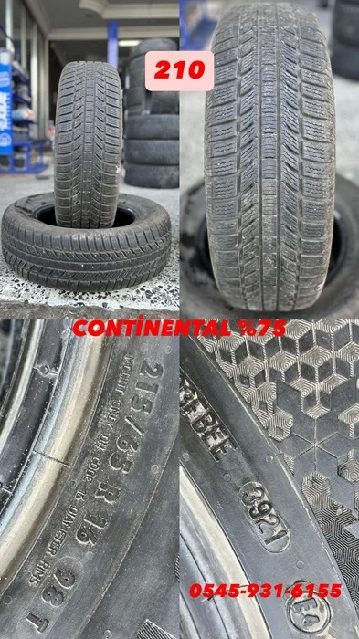 215/65R16 98T CONTİNENTAL (K21) 2 ADET