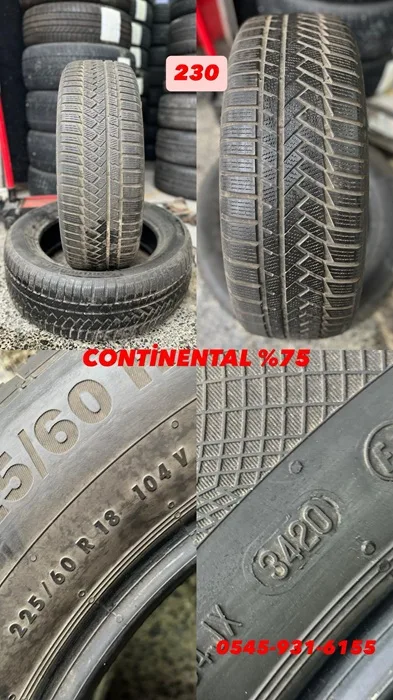 225/60R18 104V CONTİNENTAL (K20) 2 ADET