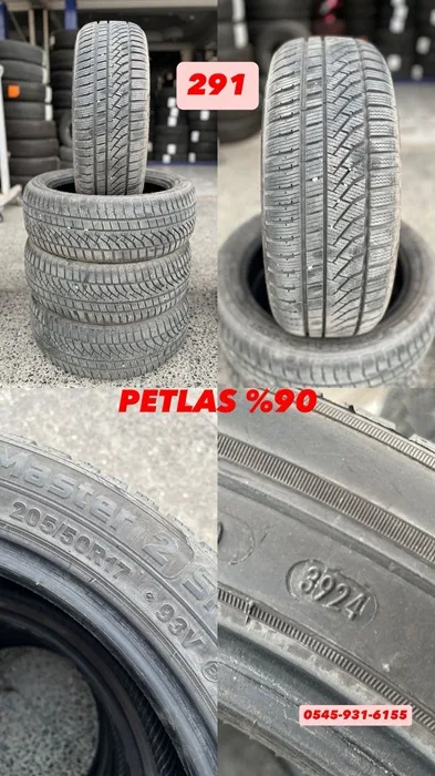 205/50R17 93V PETLAS (K24) 4 ADET