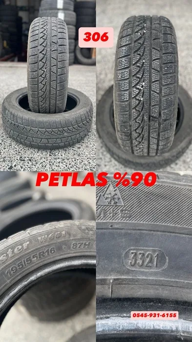 195/55R16 87H PETLAS (K21) 2 ADET