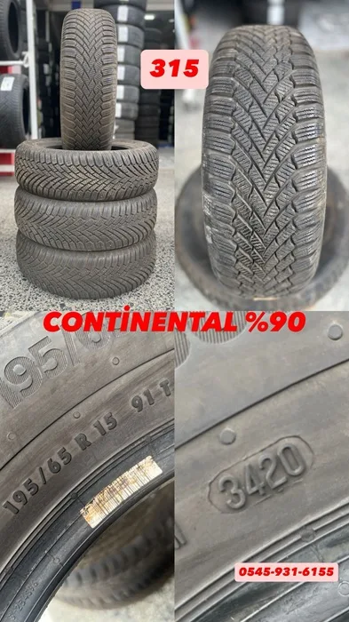 195/65R15 91T CONTİNENTAL (K20) 4 ADET