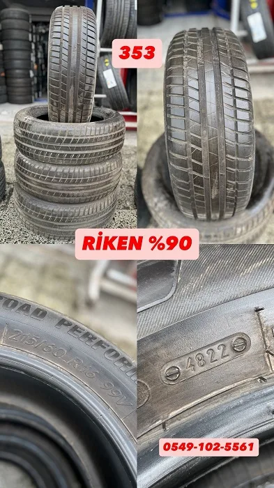 215/60R16 99V RİKEN (Y22) 4 ADET