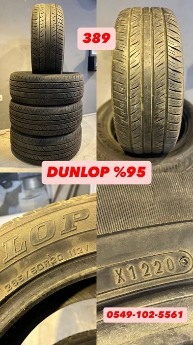 285/50R20 112V DUNLOP (Y20) 4 ADET