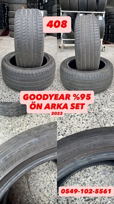 GOODYEAR ÖN ARKA SET 255/40R18 99Y - 225/45R18 95Y (Y23) 4 ADET