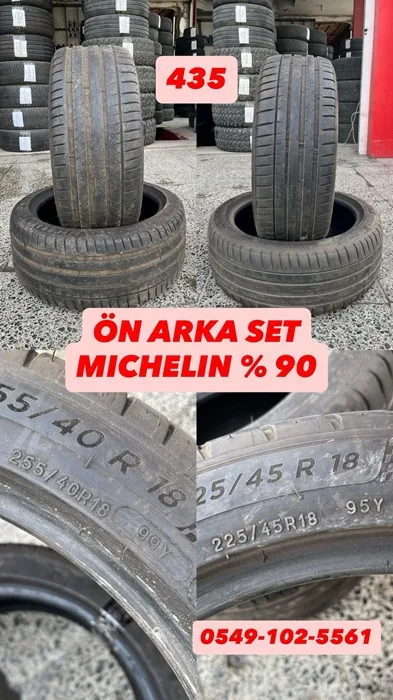 255/40R18 99Y - 225/45R18 95Y ÖN ARKA SET MICHELIN (Y22) 4 ADET