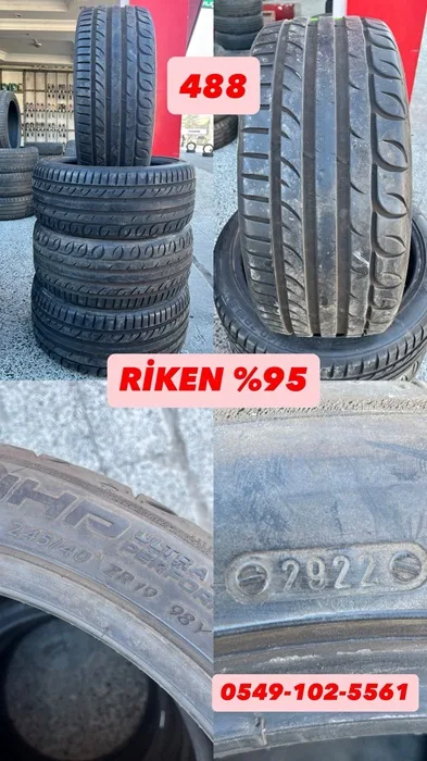 245/40R19 98Y RİKEN (Y22) 4 ADET