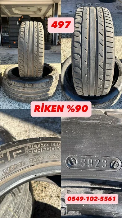 225/45R19 96W RİKEN (Y23) 2 ADET