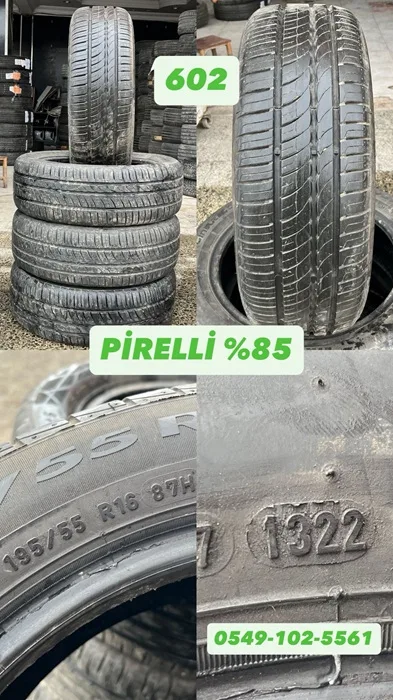 195/55R16 87H PİRELLİ (Y22) 4 ADET