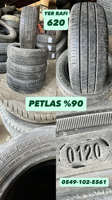 195/60R16C PETLAS (Y20) 4 ADET YER RAFI