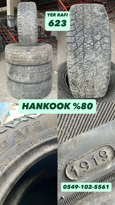 265/60R18 114T HANKOOK (Y19) 4 ADET YER RAFI