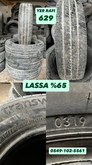215/75R16C 116/114R LASSA (Y19) 4 ADET