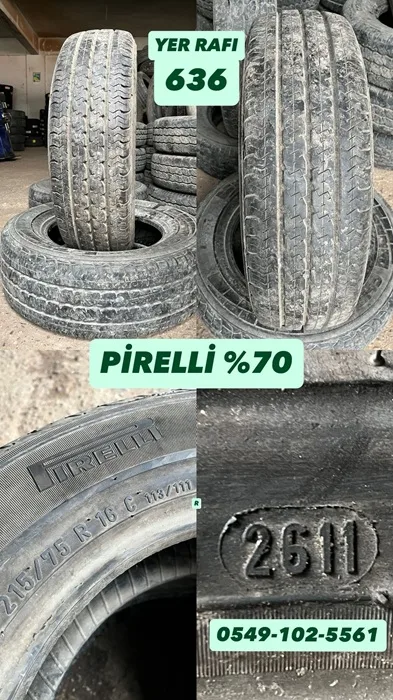 215/75R16C 113/111R PİRELLİ (Y11) 2 ADET