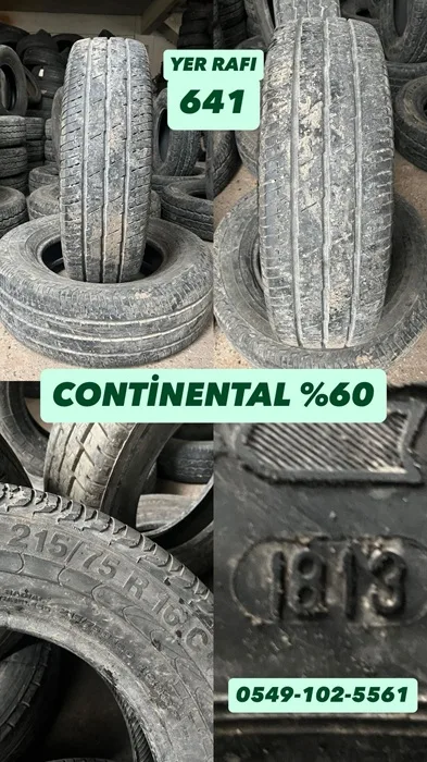 215/75R16C CONTİNENTAL (Y13) 2 ADET