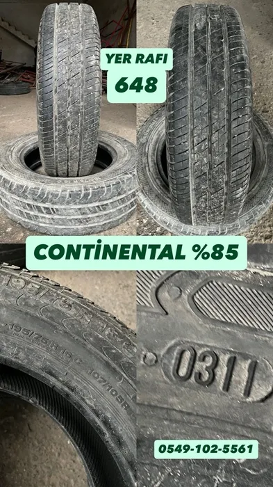 195/75R16C 107/105R CONTİNENTAL (Y11) 2 ADET