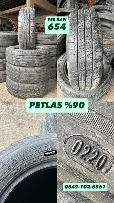 195/60R16C 99/97T PETLAS (Y20) 4 ADET