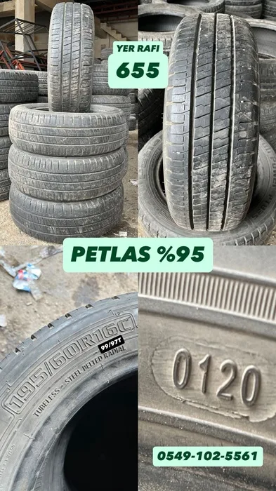 195/60R16C 99/97T PETLAS (Y20) 4 ADET